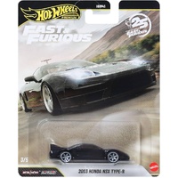HOT WHEELS PREMIUM HNW46 FAST AND FURIOUS #3 OF 5 JHW75 2003 HONDA NSX TYPE-R DIECAST CAR