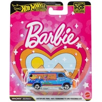 HOT WHEELS PREMIUM HXD63 POP CULTURE - BARBIE CUSTOME GMC PANEL VAN DIECAST CAR