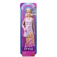BARBIE FBR37 FASHIONISTA STYLE DOLL 243 PINK PLAID SET