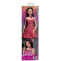 BARBIE FBR37 FASHIONISTA STYLE DOLL 246 PINK LEOPARD DRESS