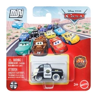DISNEY PIXAR CARS MINI RACERS RADIATOR SPRINGS RACE AND RESCUE SHERIFF DIECAST CAR