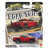 HOT WHEELS PREMIUM FPY86 CAR CULTURE ROAD TRIP #5 OF 5 JKF40 2024 TOYOTA TACOMA TRD PRO DIECAST CAR