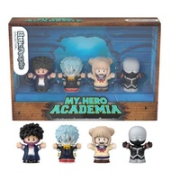FISHER PRICE LITTLE PEOPLE COLLECTOR MY HERO ACADEMIA - LEAGUE OF VILLAINS SPECIAL EDITION - TOMURA SHIGARAKI - DABI - HIMIKO TAGO - TWICE -  4 PACK F