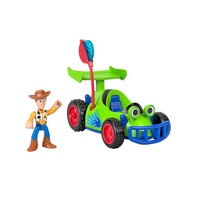 FISHER-PRICE IMAGINEXT DISNEY PIXAR TOY STORY WOODY AND RC DISC LAUNCHER VEHICLE
