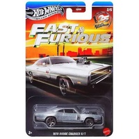 HOT WHEELS SILVER SERIES HNR88 FAST AND FURIOUS #2 OF 5 JKX21 1970 DODGE CHARGER R/T DIECAST CAR
