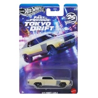 HOT WHEELS SILVER SERIES HNR88 THE FAST AND THE FURIOUS TOKYO DRIFT - 1970 MONTE CARLO 3/5 DIECAST CAR