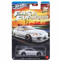 HOT WHEELS SILVER SERIES HNR88 FAST AND FURIOUS #1 OF 5 JKX20 1993 HONDA CIVIC COUPE EX EJ1 DIECAST CAR