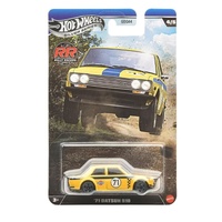 HOT WHEELS GDG44 SILVER SERIES RALLY RACERS - 71 DATSUN 510 4/5 DIECAST CAR