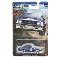 HOT WHEELS GDG44 SILVER SERIES RALLY RACERS - FORD ESCORT RS 2000 3/5 DIECAST CAR