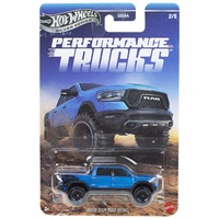 HOT WHEELS SILVER SERIES GDG44 PERFORMANCE TRUCKS #2 OF 5 JKX72 202 RAM 1500 REBEL DIECAST CAR