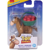 FISHER-PRICE IMAGINEXT JLF26 DISNEY PIXAR TOY STORY BULLSEYE AND APPLE BASKET FIGURE