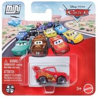 DISNEY PIXAR CARS MINI RACERS LIGHTNING MCQUEEN WITH RACING WHEELS DIECAST CAR
