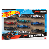 HOT WHEELS JLN11 FORMULA 1 DIECAST CAR 5 PACK - ORACLE RED BULL - AMG PETRONAS - BWT ALPINE - MONEYGRAM HAAS - ATLASSIAN WILLIAMS - FORMULA 1