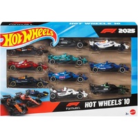 HOT WHEELS JMM24 FORMULA 1 2025 COLLECTION 10 PACK DIECAST CARS