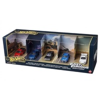 HOT WHEELS PREMIUM JMN13 FAST AND FURIOUS DIECAST COLLECTOR SET - 1999 FORD F-150 SVT LIGHTNING - NISSAN SKYLINE GT-R V-SPEC II BNR34 - 1970 FORD ESCO