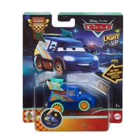 MATTEL JMT42 DISNEY PIXAR CARS JMT46 DJ LIGHT UP 1/55 SCALE TOY CAR
