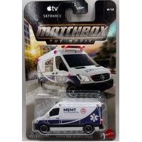 MATCHBOX THE MOVIE JND04 2024 MERCEDES-BENZ SPRINTER AMBULANCE DIECAST VEHICLE 8 OF 12