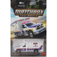 MATCHBOX THE MOVIE JND01 2019 RAM AMBULANCE DIECAST VEHICLE 5 OF 12