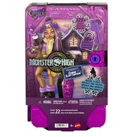MONSTER HIGH SKULLTIMATE SECRETS - CABIN SLAY-CATION CALWDEEN WOLF DOLL PLAYSET