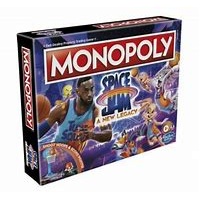 HASBRO MONOPOLY SPACE JAM A NEW LEGACY  - FAST DEALING PROPERTY TRADING BOARD GAME