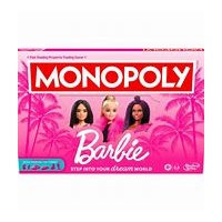 HASBRO MONOPOLY BARBIE STEP INTO YOUR DREAM WORLD - FAST DEALING PROPERTY TRADING BOARD GAME