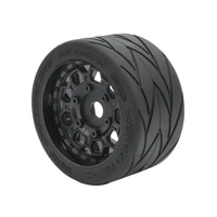 METHOD RC MTD1401 VELOCITER 54/100 BELTED ON-ROAD TYRES MOUNTED ON HIVE WHEELS, ARRMA INFRACTION 6S