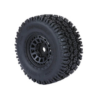 METHOD RC MTD1026V2 GEOFORM BELTED ALL-TERRAIN 1/8 MT TYRES MOUNTED ON ARRAY WHEELS, ARRMA KRATON/NOTORIOUS 6S