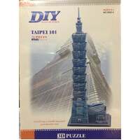 DIY BUILD MY WORLD 3D TAIPEI 101 71PC JIGSAW PUZZLE