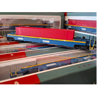 FRATESCHI 2210 PACIFIC NATIONAL RED DOUBLE STACK CONTAINER WAGON HO GAUGE ROLLING STOCK