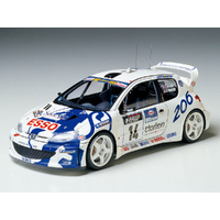 TAMIYA 24221 PEUGEOT 206 WRC 1/24 SCALE PLASTIC MODEL KIT