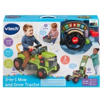 VTECH 3 IN 1 MOW AND GROW TRACTOR GREEN