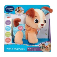 VTECH BABY WALK AND WAG PUPPY PLUSH TOY
