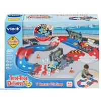 VTECH TOOT TOOT DRIVERS V RACERS PIT STOP PLAYSET