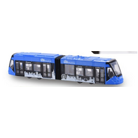 MAJORETTE MJ46128 TRANSPORTER SIEMENS AVENIO TRAM BLUE DIECAST VEHICLE