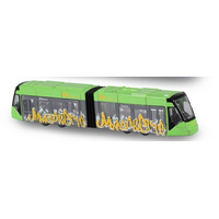 MAJORETTE MJ46128 TRANSPORTER SIEMENS AVENIO TRAM GREEN DIECAST VEHICLE