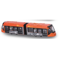 MAJORETTE MJ46128 TRANSPORTER SIEMENS AVENIO TRAM ORANGE DIECAST VEHICLE