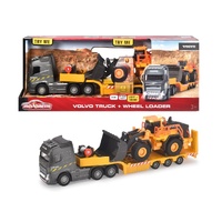 MAJORETTE VOLVO FH16 TRUCK AND WHEEL LOADER LS