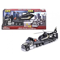 MAJORETTE MACK GRANITE TRUCK AND AIRBUS POLICE HELICOPTER