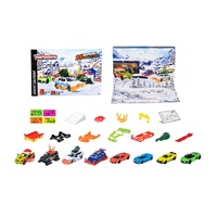 MAJORETTE ADVENT CALENDAR WITH 24 SURPRISES 8 CARS AND 16 ACCCESORIES