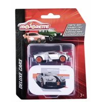 MAJORETTE MJ74657 DELUXE CARS BUGATTI CHIRON PUR SPORT SILVER DIECAST VEHICLE