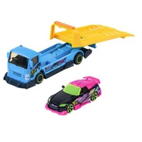 MAJORETTE 76927 JDM LEGENDS TUNING TRANSPORTERS ISUZU NPR WITH HONDA S2000 METAL DIECAST VEHICLE