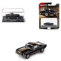 MAJORETTE 76934-3 1965 SHELBY GT350 BLACK/GOLD 1:64 SCALE COLLECTION SERIES WAVE 3 DIECAST CAR