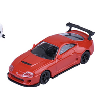 MAJORETTE 76934-4 1995 TOYOTA SUPRA RED 1:64 SCALE COLLECTION SERIES WAVE 4 DIECAST CAR