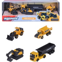 MAJORETTE 77610 VOLVO CONSTRUCTION 4 PIECE GIFT PACK METAL DIECAST VEHICLES
