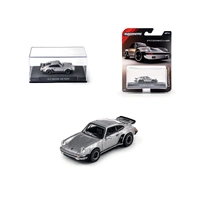 MAJORETTE 78709 COLLECTION SERIES SILVER 1975 PORSCHE 930 TURBO 1/64 SCALE METAL DIECAST CAR