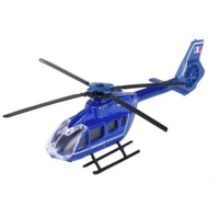 MAJORETTE 79089 BLUE H145 FRENCH SOS 1/64 SCALE METAL DIECAST HELICOPTER