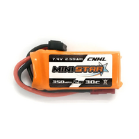 CNHL 35302G MINISTAR 350MAH 7.4V 2S 30C LIPO BATTERY WITH JST PLUG