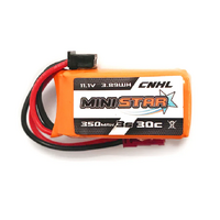 CNHL 35303G MINISTAR 350MAH 11.1V 3S 30C LIPO BATTERY WITH JST PLUG