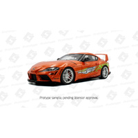 SOLIDO S1809006 2024 TOYOTA SUPRA GR TRIBUTE CAR ORANGE 1/18 SCALE DIECAST