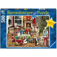 RAVENSBURGER 02277 ENCHANTED CHRISTMAS 500PC JIGSAW PUZZLE
